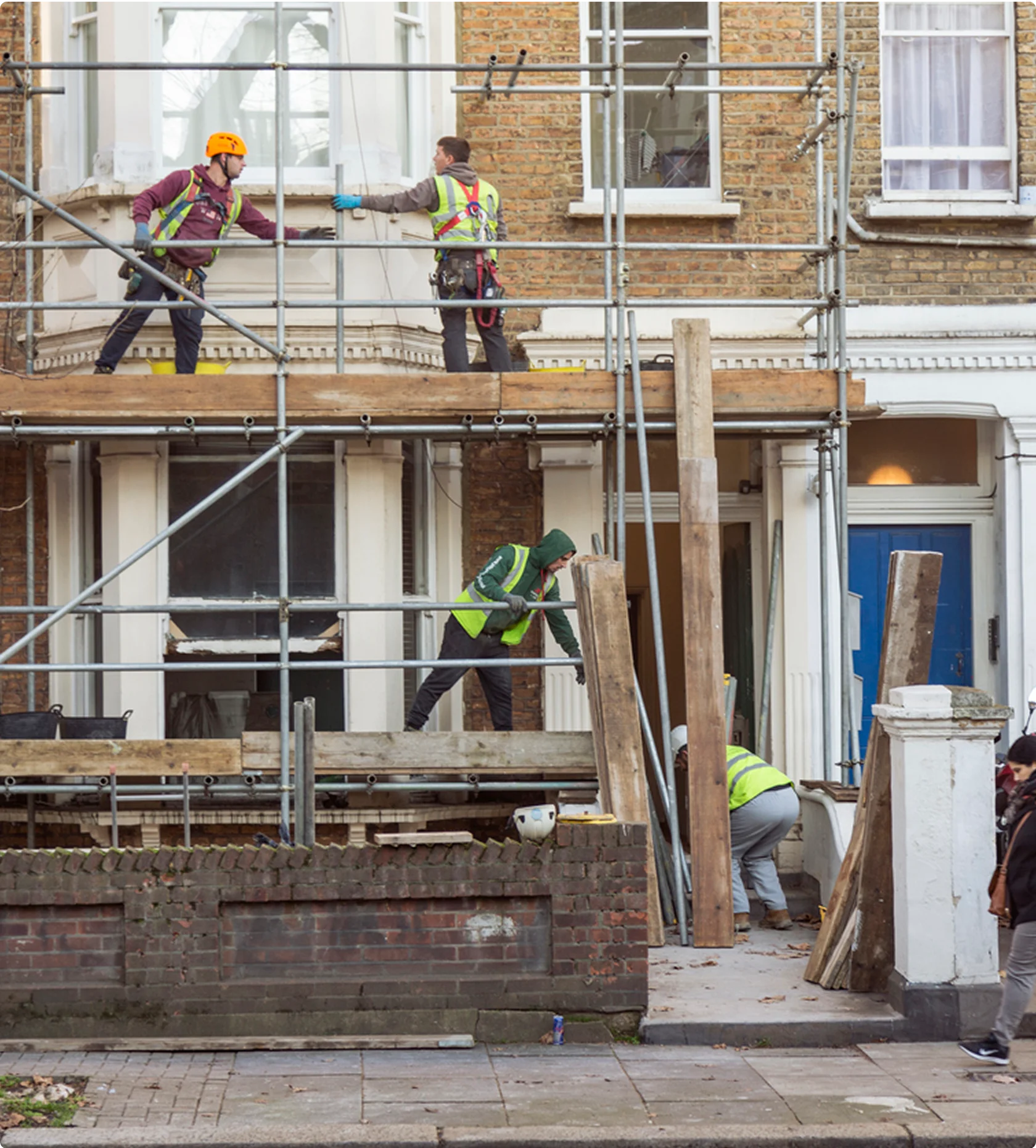 A scaffolding team you’ll only need to call once